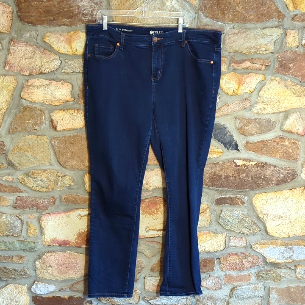 Stylus slim straight Dark Blue Denim Jeans